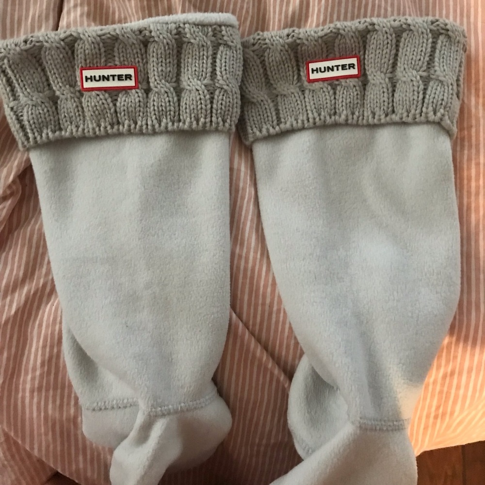 Grey Tall Hunter Boot Socks